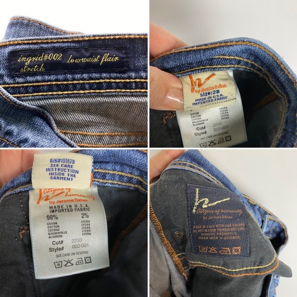 Citizens of Humanity Ingrid 002 Stretch Low Waist Flare Women Size 28 - Picture 11 of 11